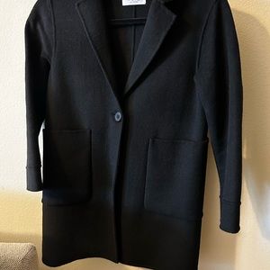 Zara kids black coat